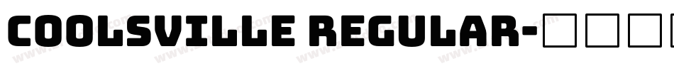 Coolsville Regular字体转换